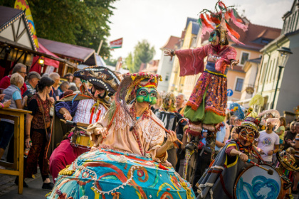 Strassentheater beim Herbst- und Weinfest Radebeul